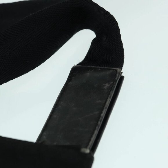 PRADA Shoulder Bag Nylon Black Silver Auth 92858 - Picture 8 of 15